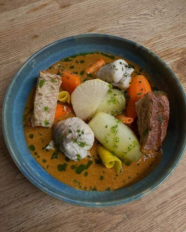 Plat de poule au pot Orange