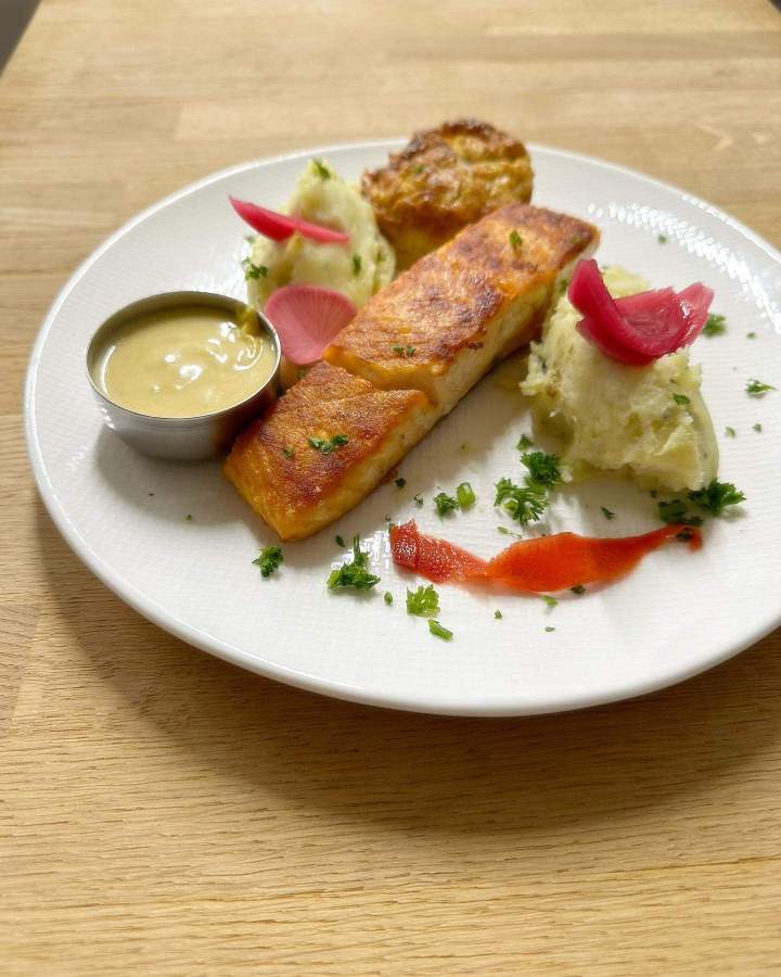 Plat de saumon de Norvège rôti Orange